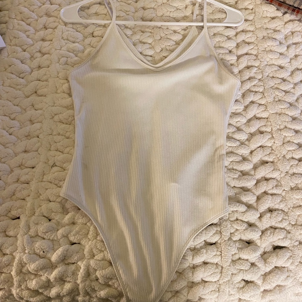 White rubbed tank top